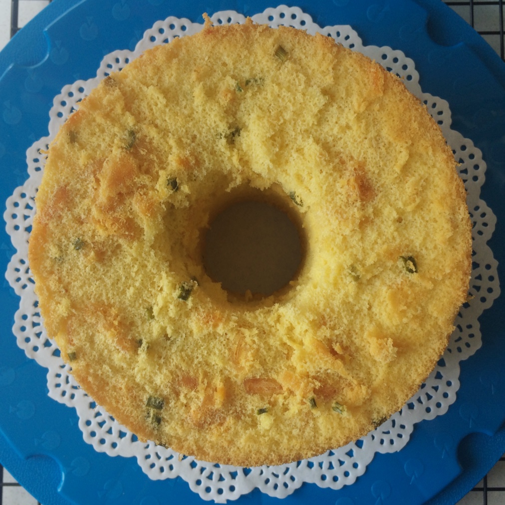 咸香戚风经典——黄金葱香肉松戚风