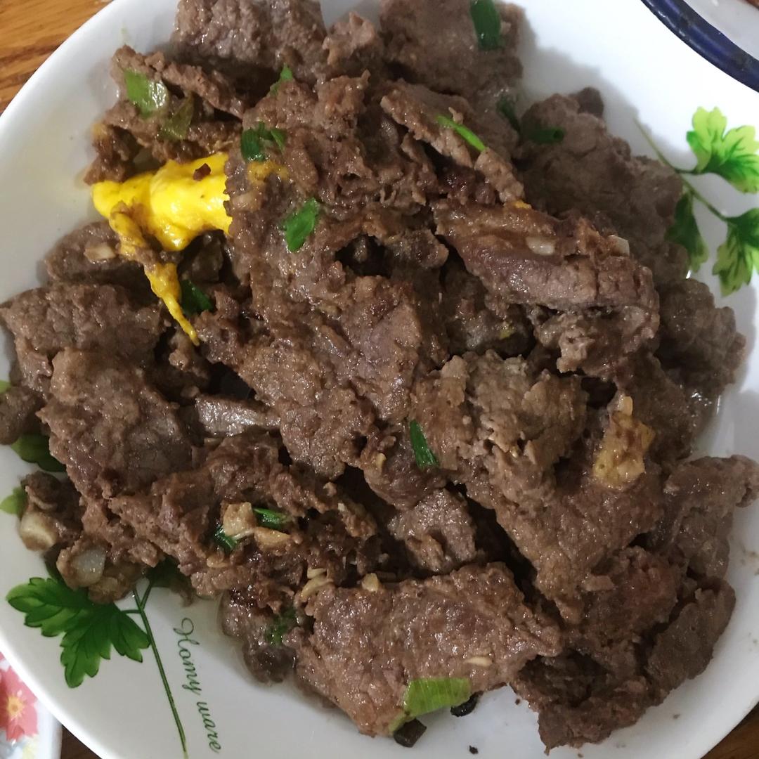 平底锅煎牛肉