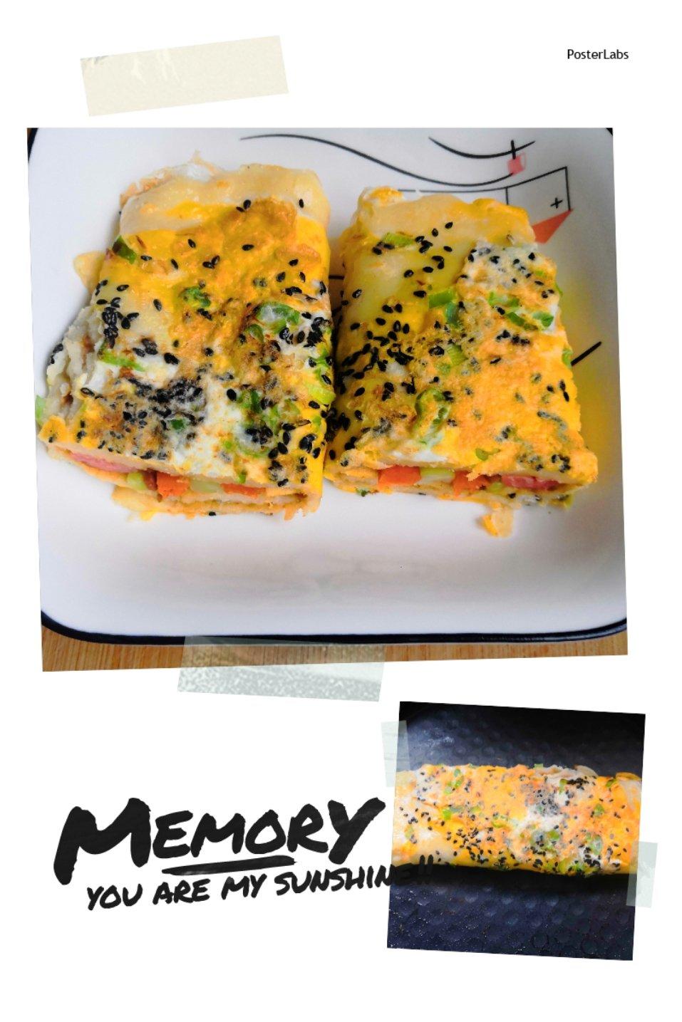 简易早餐−鸡蛋煎饼