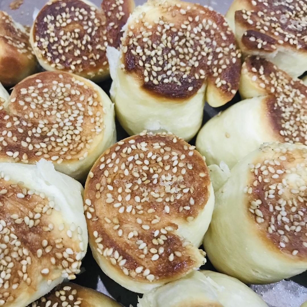 蜂蜜脆底小面包（无黄油、手揉版）
