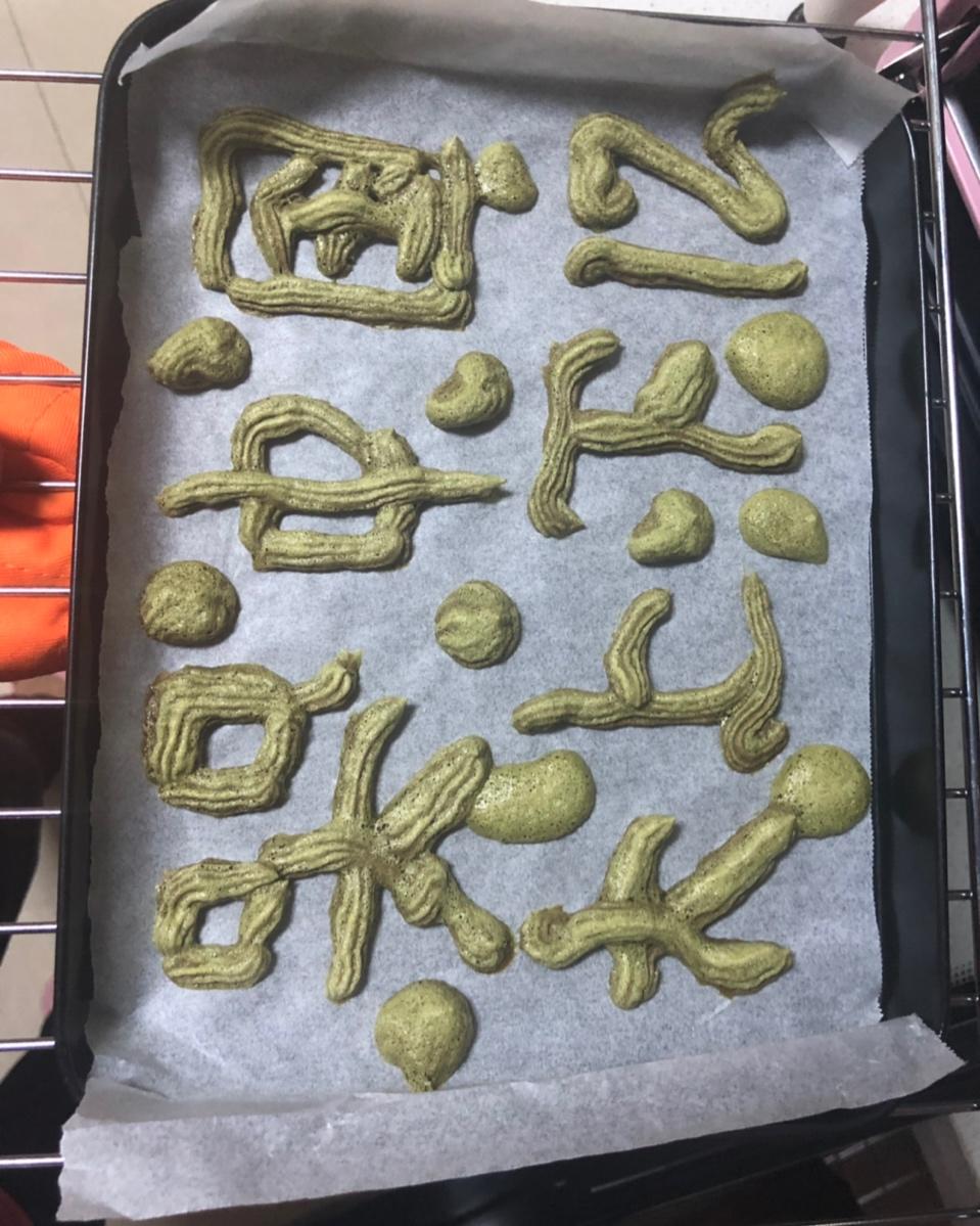 抹茶小溶豆