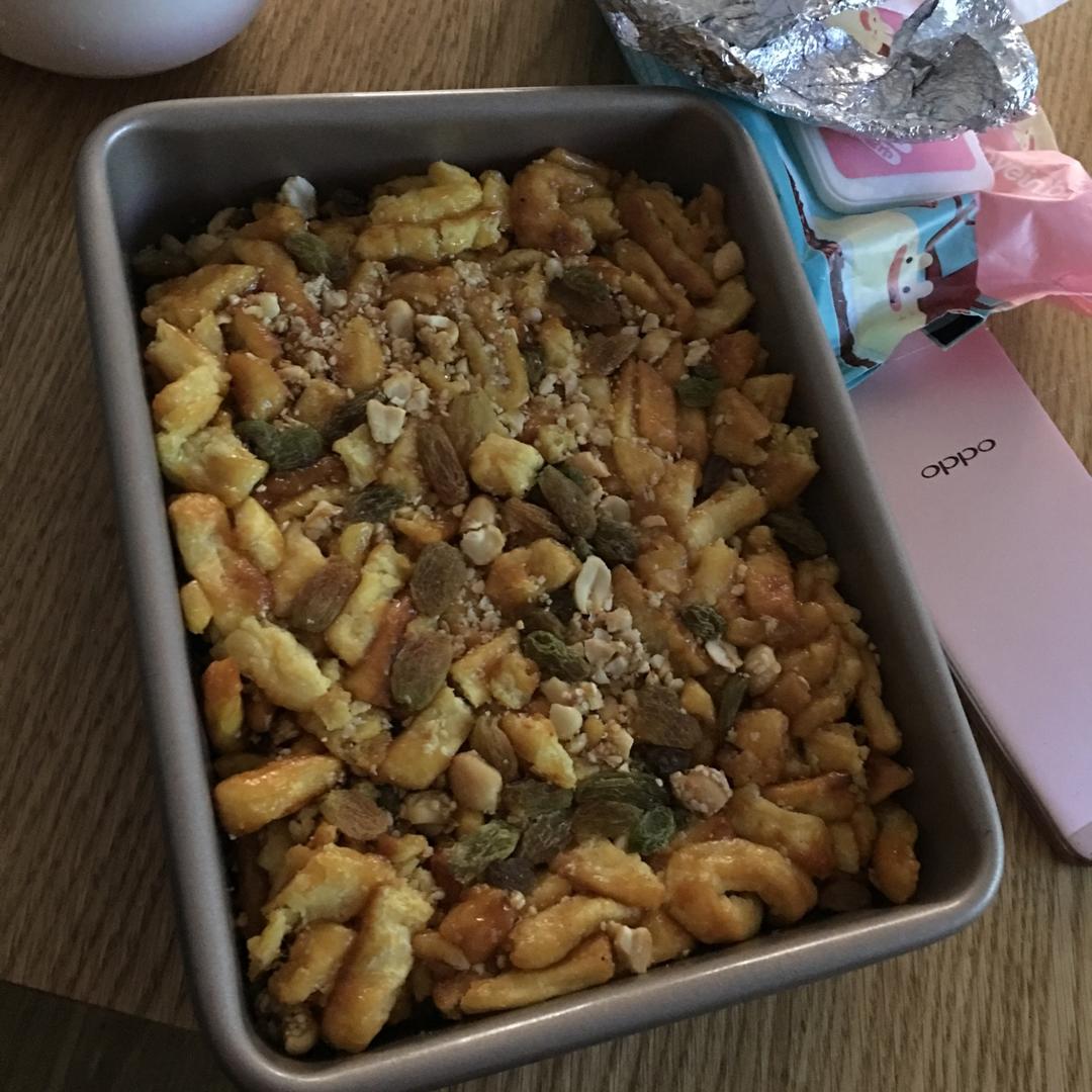 松软的鸡蛋沙琪玛