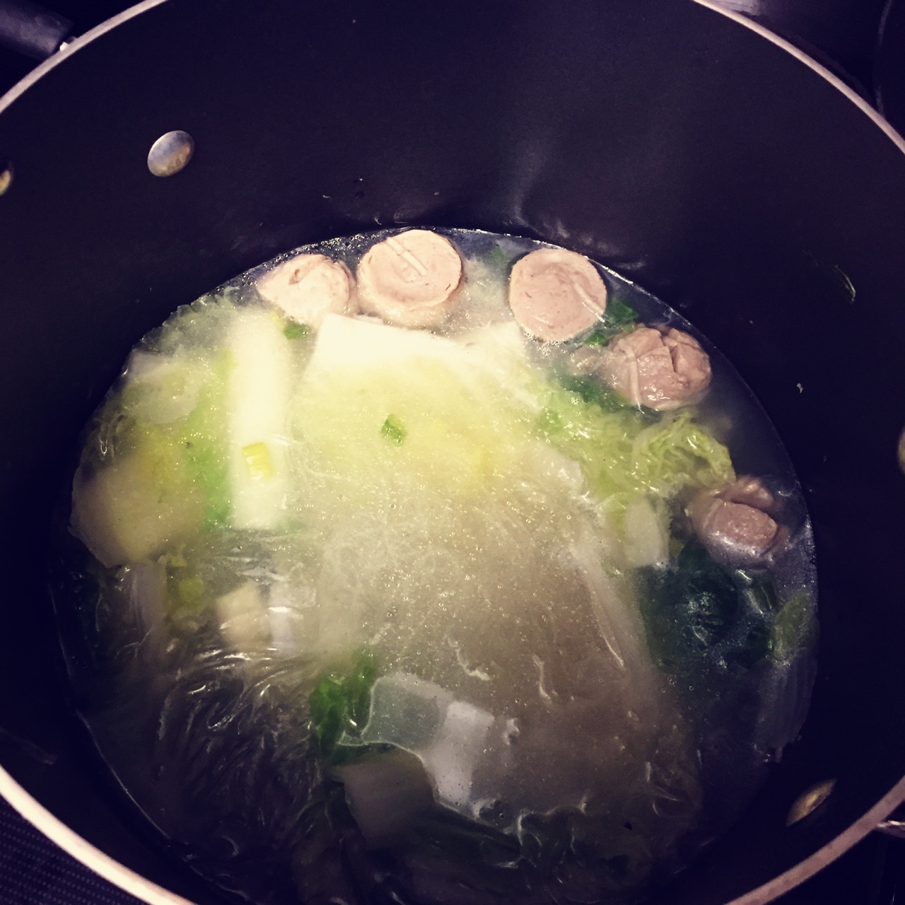 白菜粉丝汤