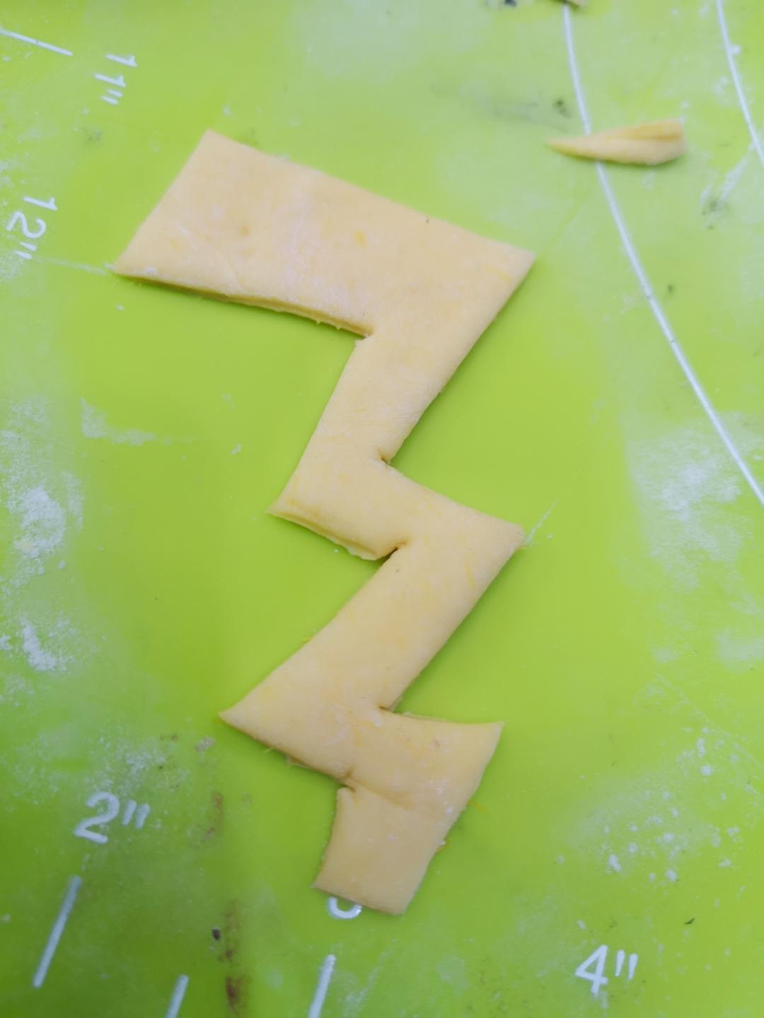 南瓜卡通挤挤馒头(皮卡丘)⚡️⚡️⚡️的做法 步骤11