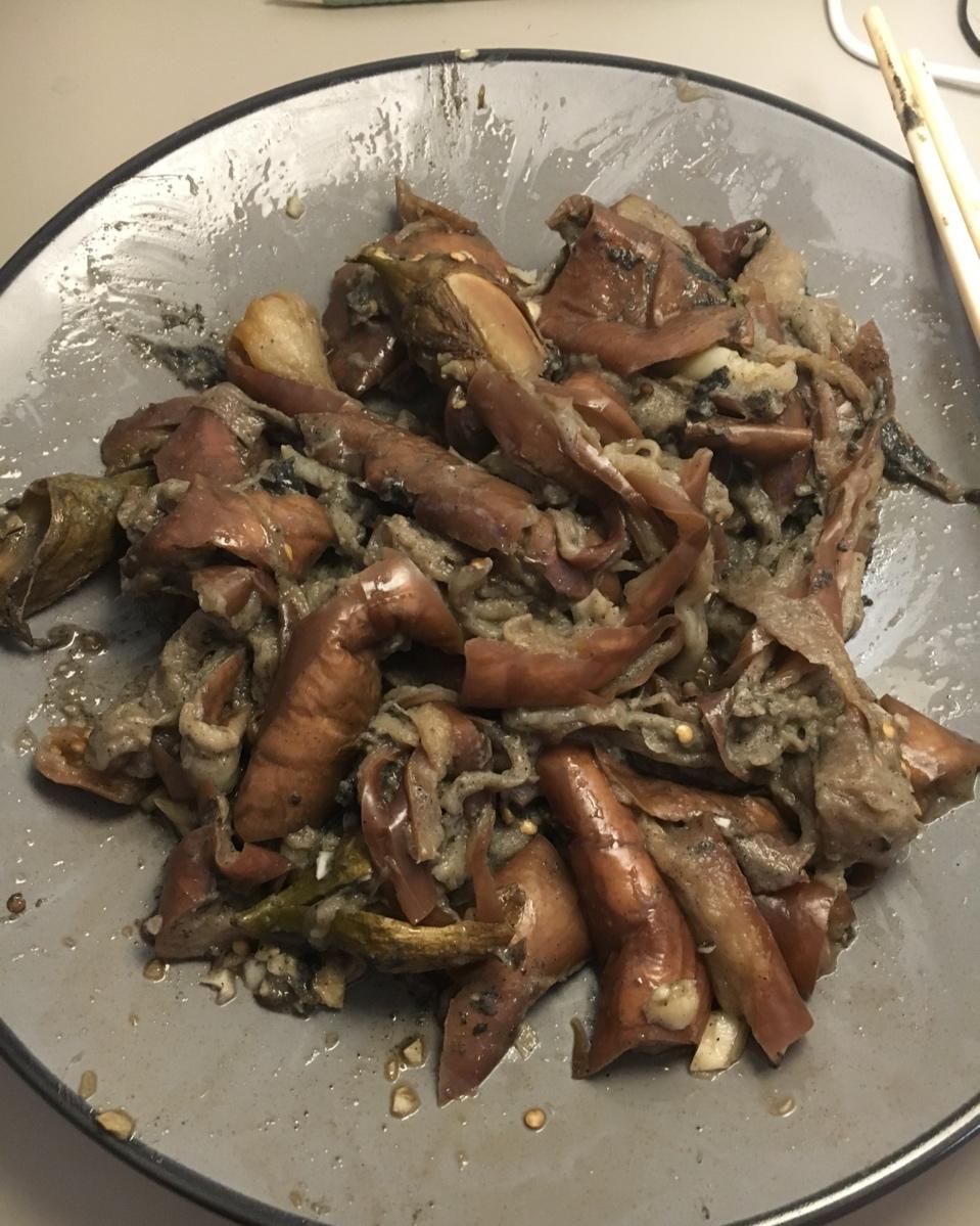 芝麻酱拌烤茄