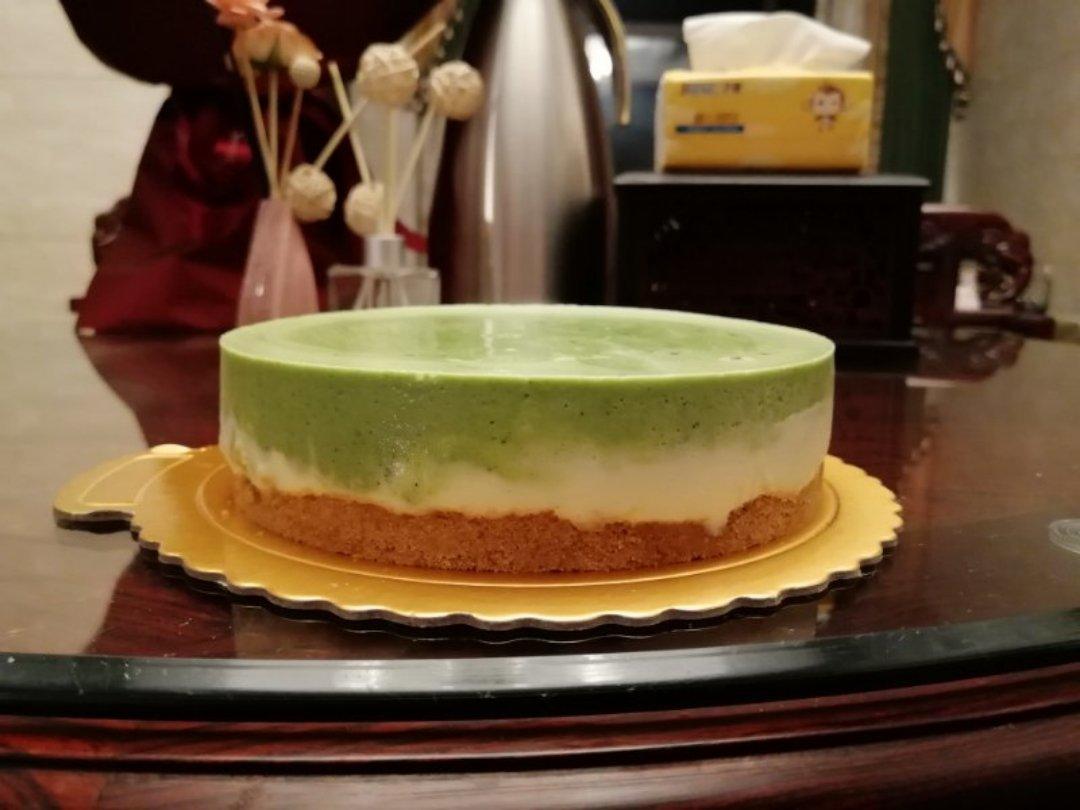 渐变抹茶慕斯蛋糕：我Amanda带着既美又作的抹茶甜点又来了！【曼食慢语】