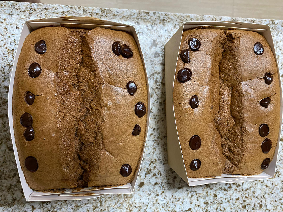 两种口味金枕蛋糕 | 不塌陷 无泡打粉