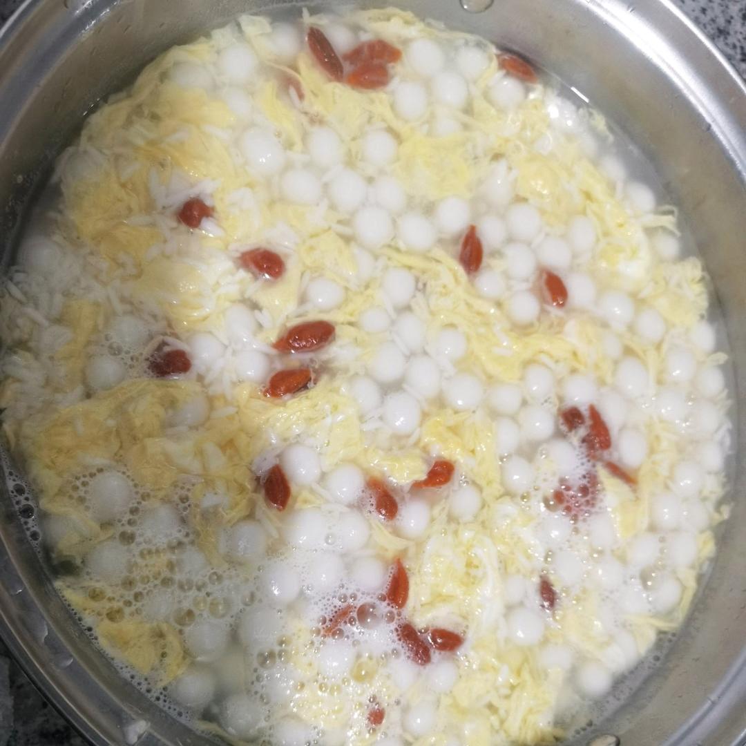 蛋花酒酿圆子
