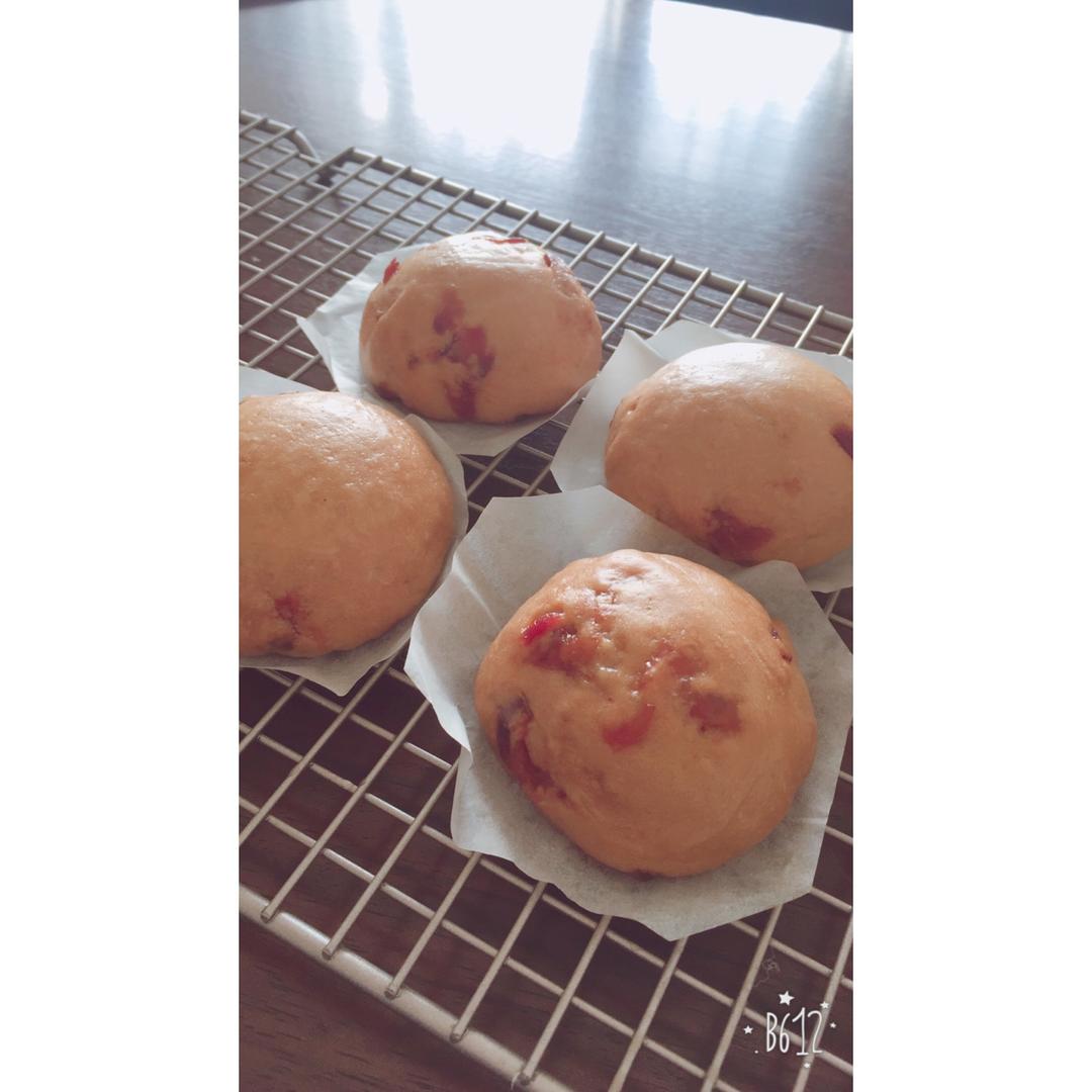 红糖桂圆馒头