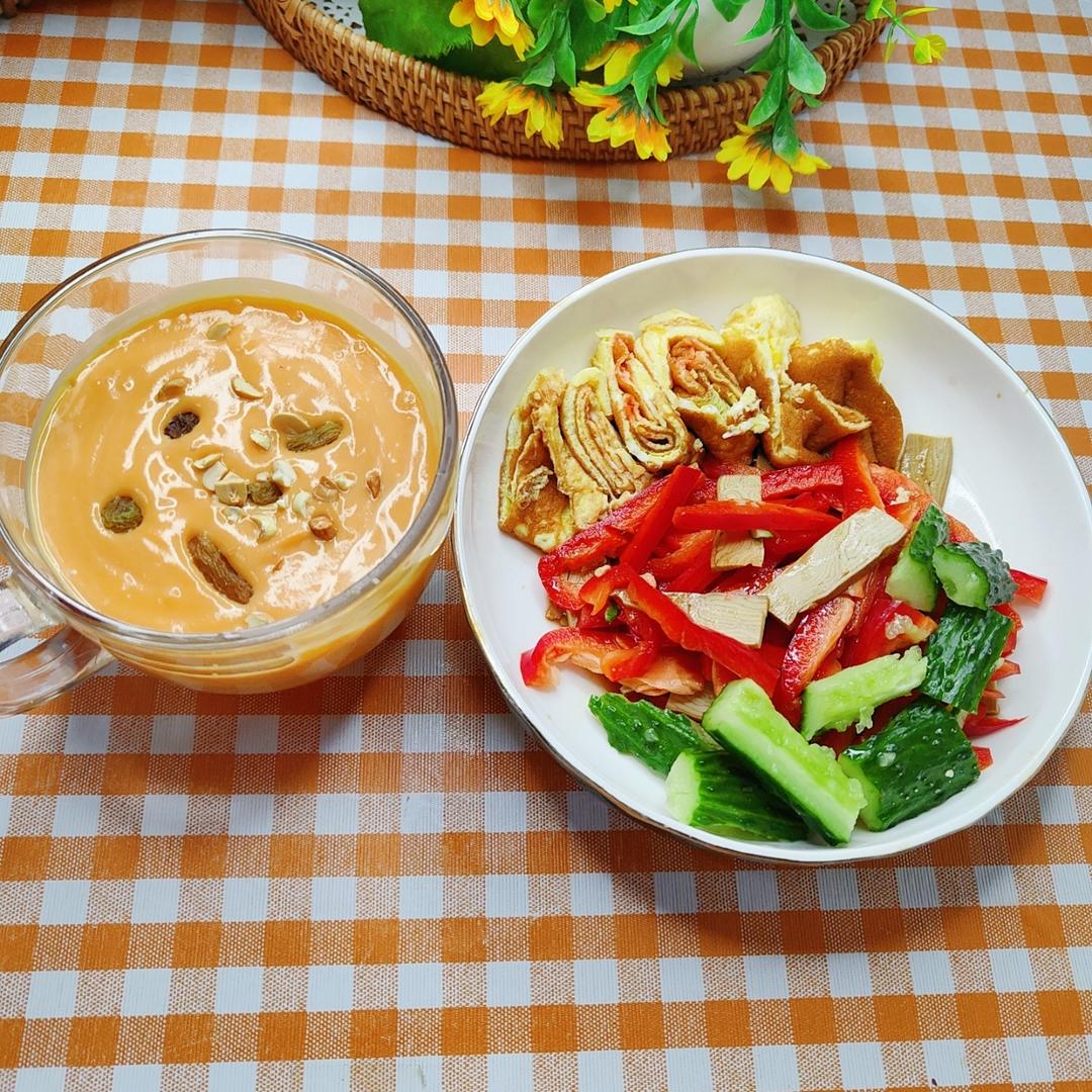 巴旦木紫薯奶昔