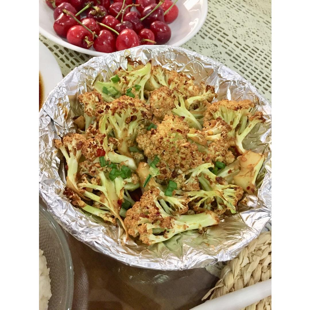 烤菜花（烤箱版）