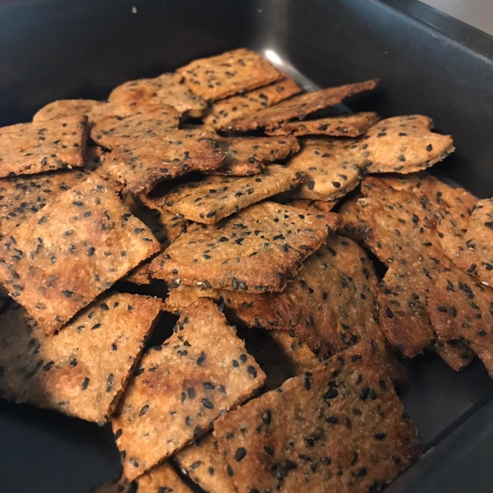 【健康零食】全麦芝麻饼干