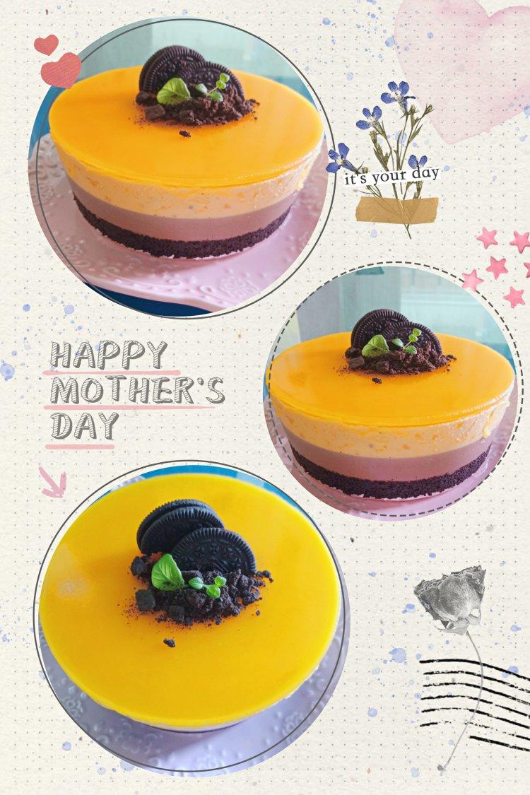 火龙果酸奶慕斯蛋糕