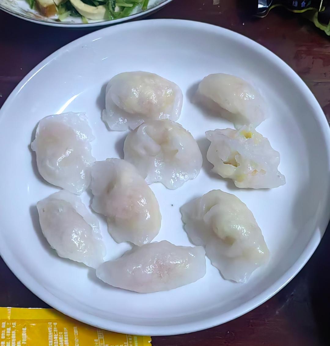 弯梳虾饺