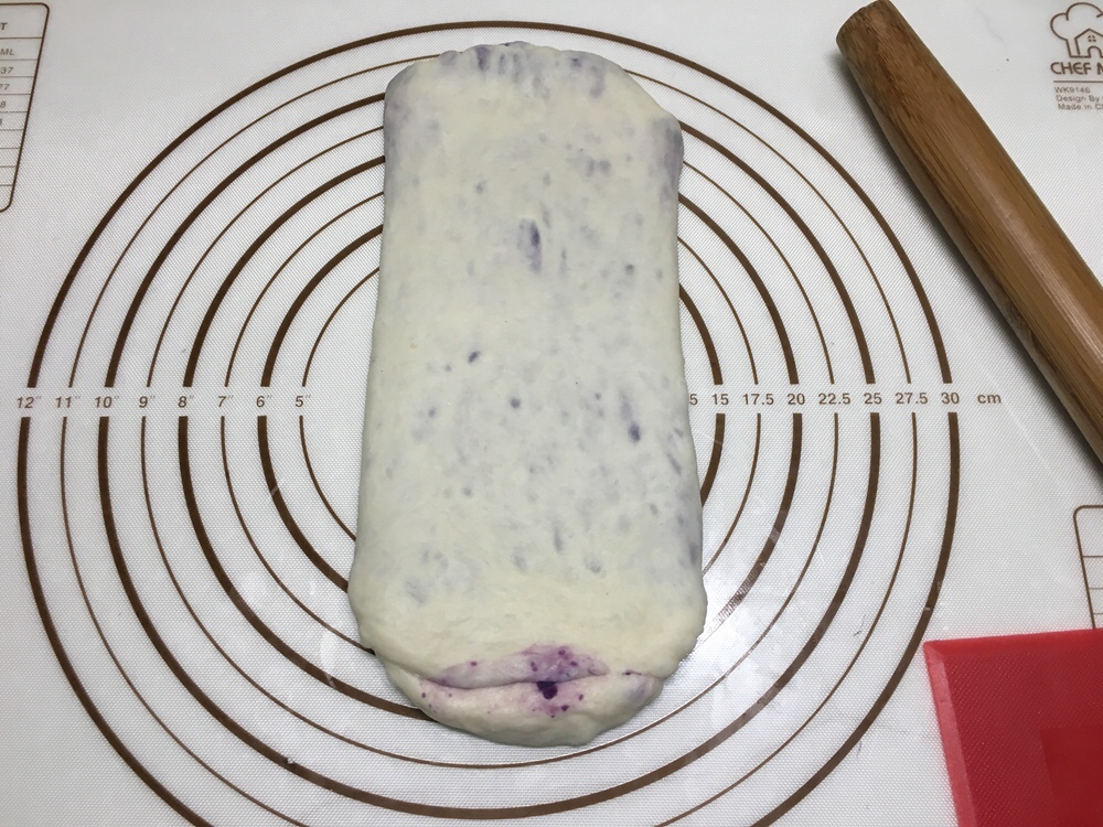 紫薯花纹吐司（中种）的做法 步骤14