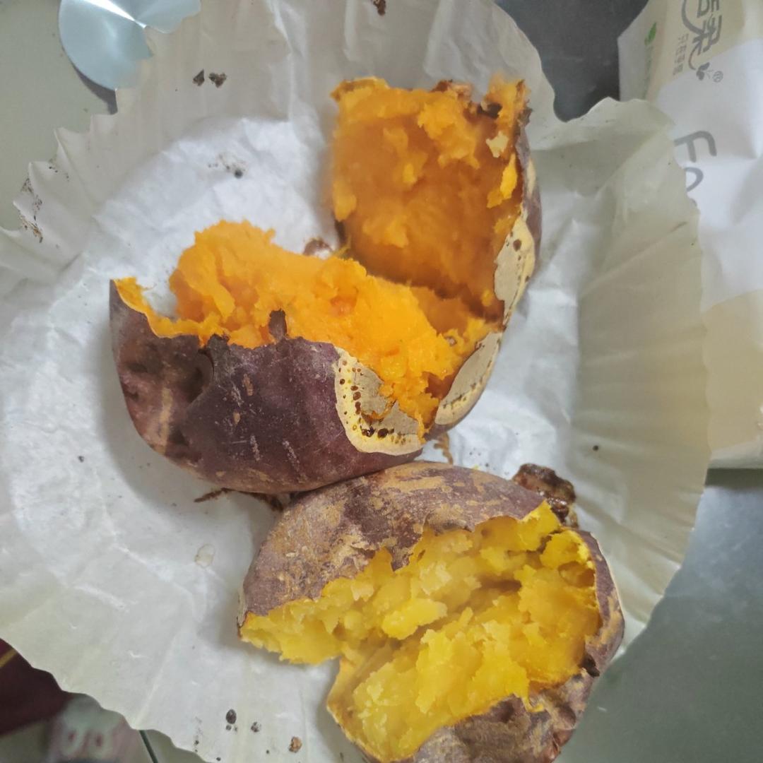 空气炸锅烤红薯(超级简单)