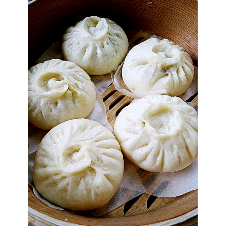 节省一半时间的大包子（另付翠绿菜包子，肉包子，腹黑包子食谱）