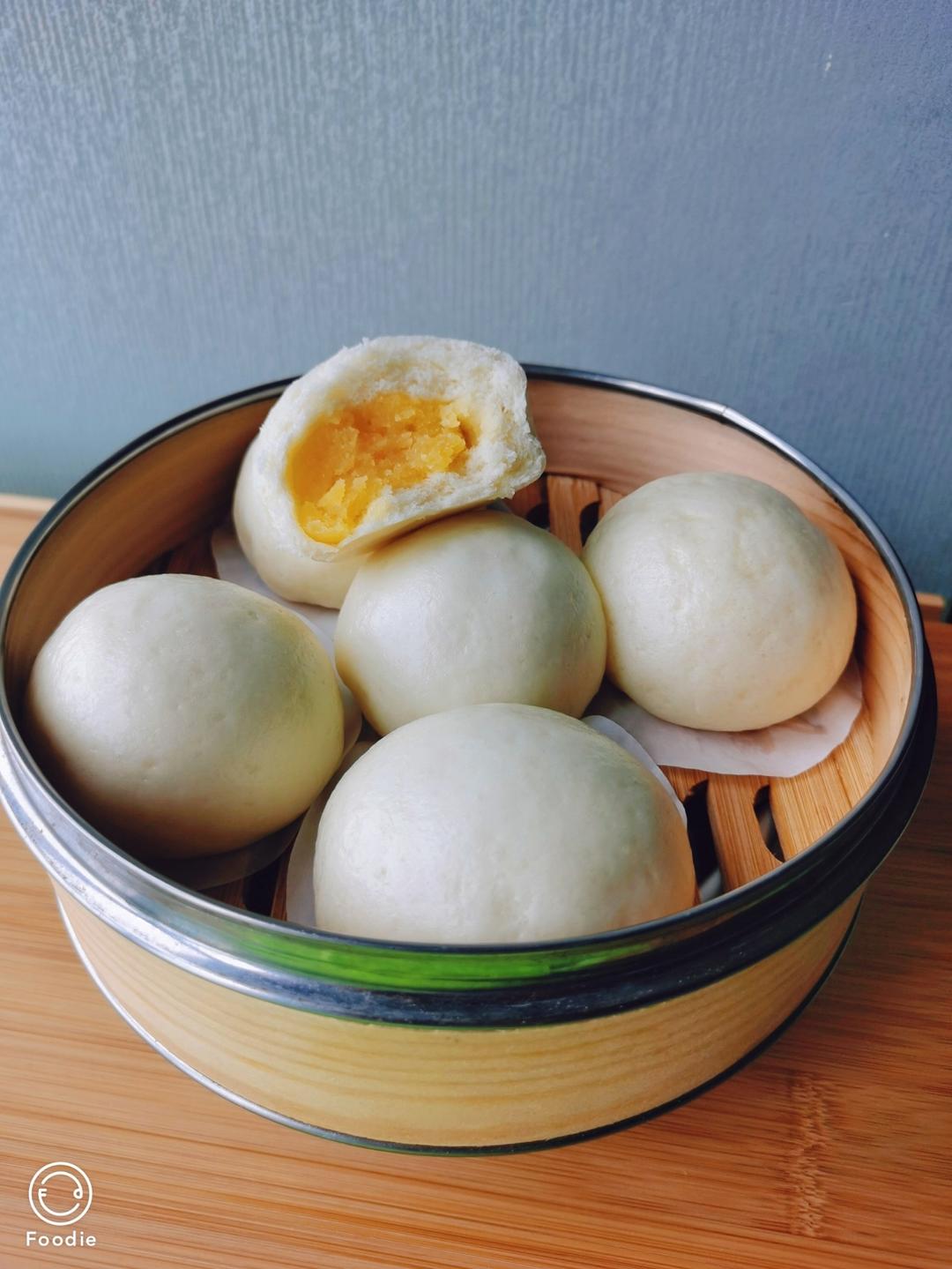 重温经典面食、长得像门钉、好玩又好吃【豆沙包】