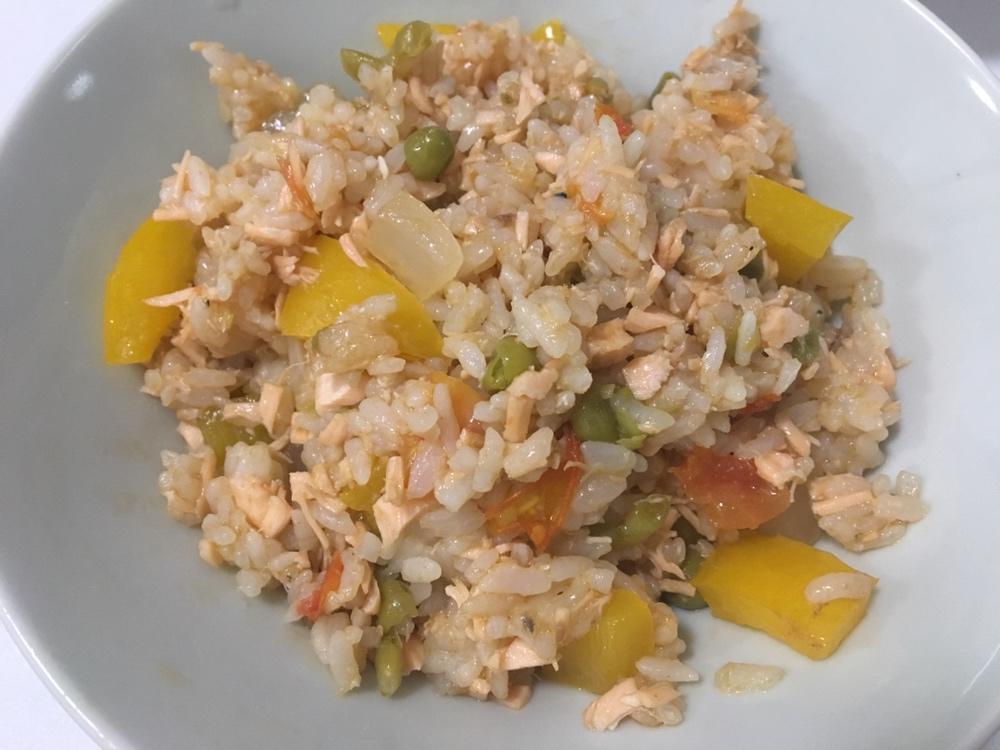 挪威三文鱼炒饭