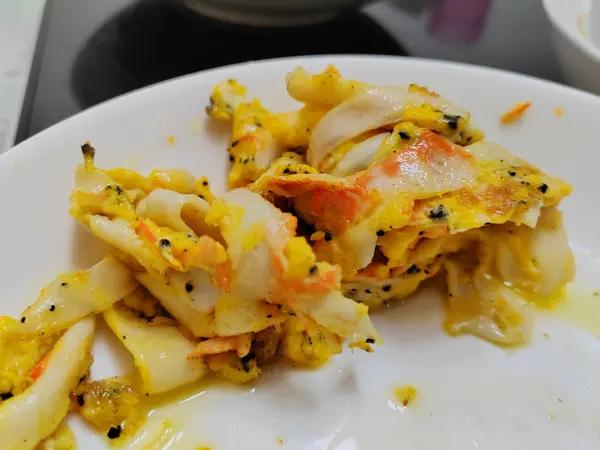 减脂餐｜超鲜美的滑蛋蟹柳，低脂高蛋白