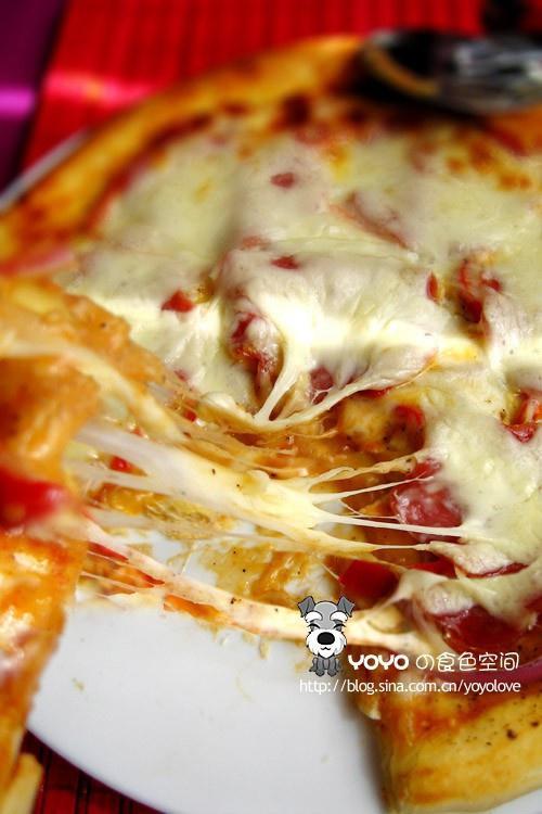 自制萨拉米披萨PIZZA的做法