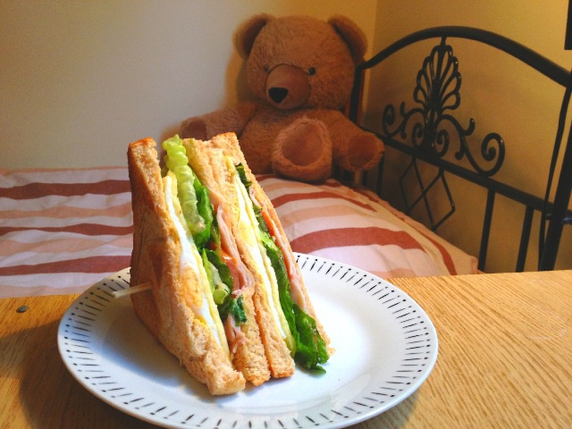 龍之介と朝食を