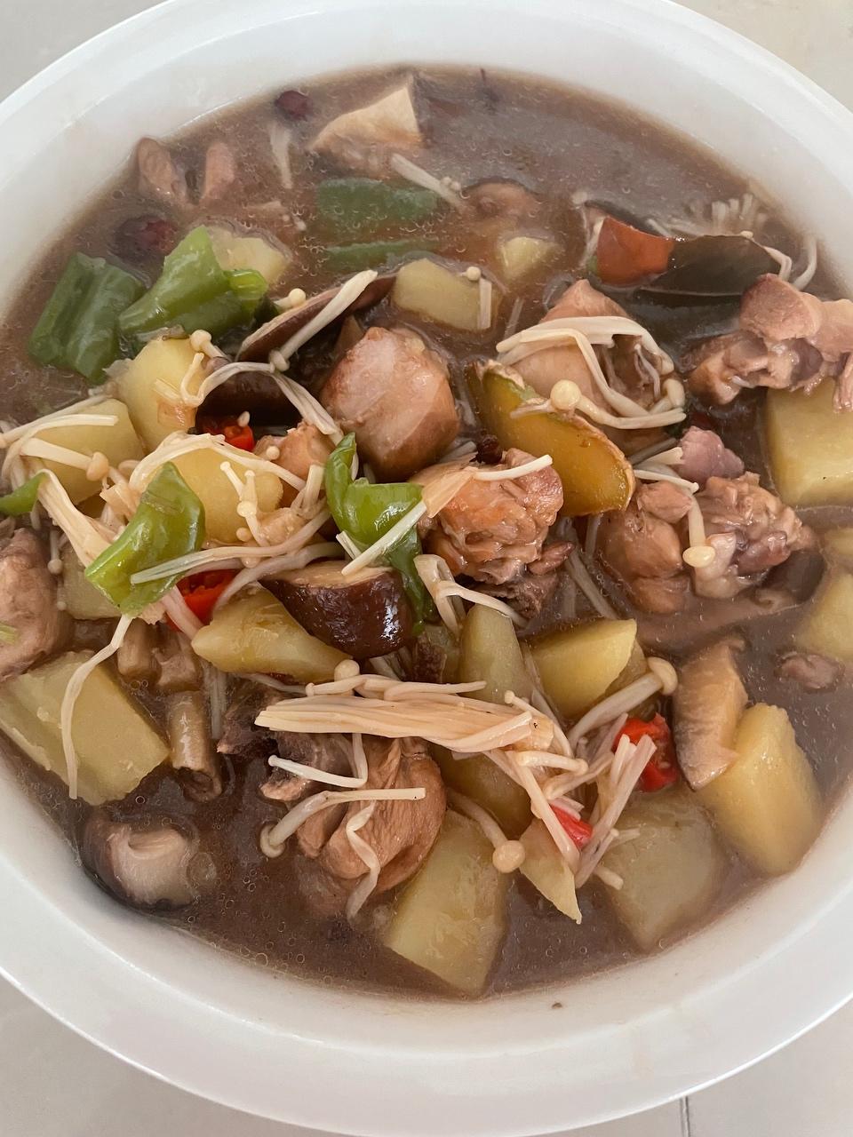 家庭版简易黄焖鸡