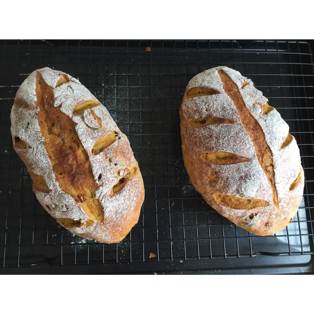 天然酵种南瓜蜂蜜果干软欧