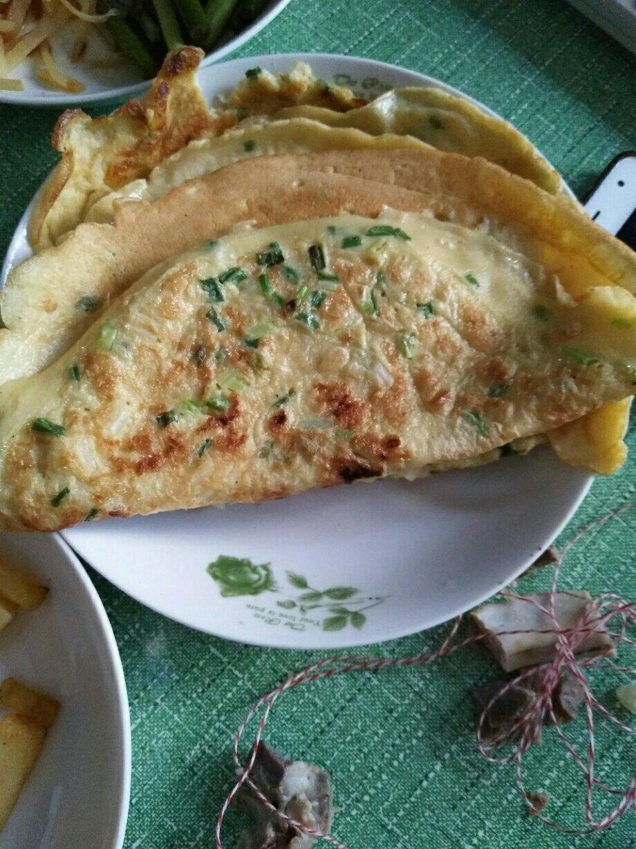 葱花蛋饼（快手营养早餐）