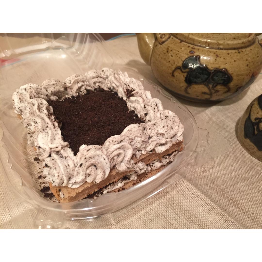 好吃到流泪的奥利奥咸奶油盒子蛋糕