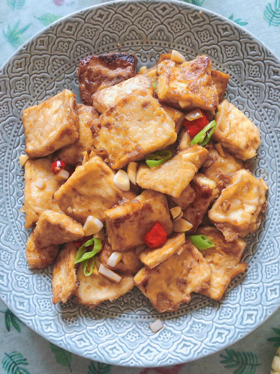 无敌好吃的香煎豆腐