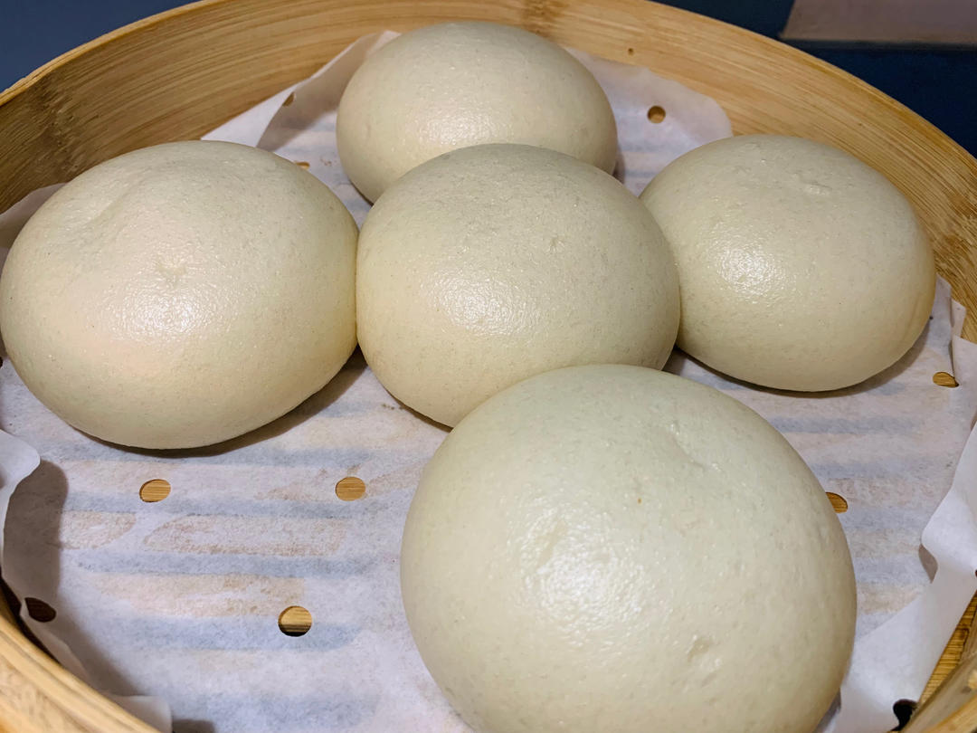 有嚼劲的全麦馒头                      （冰箱冷藏发酵）