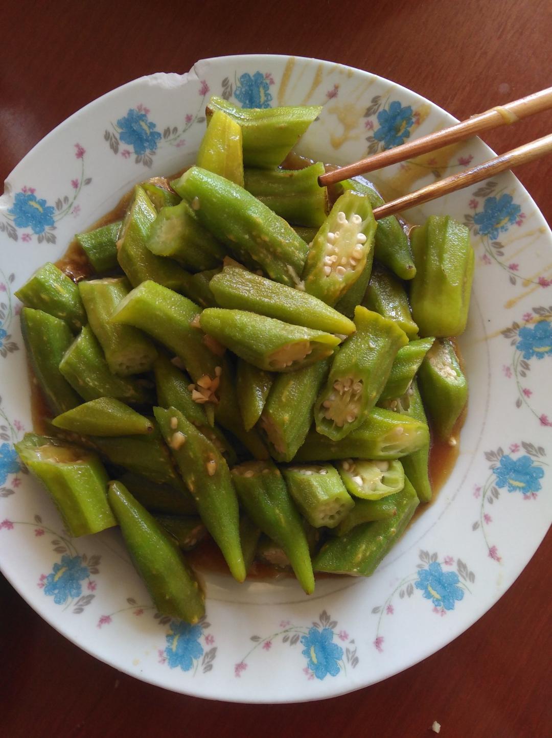 蚝油秋葵