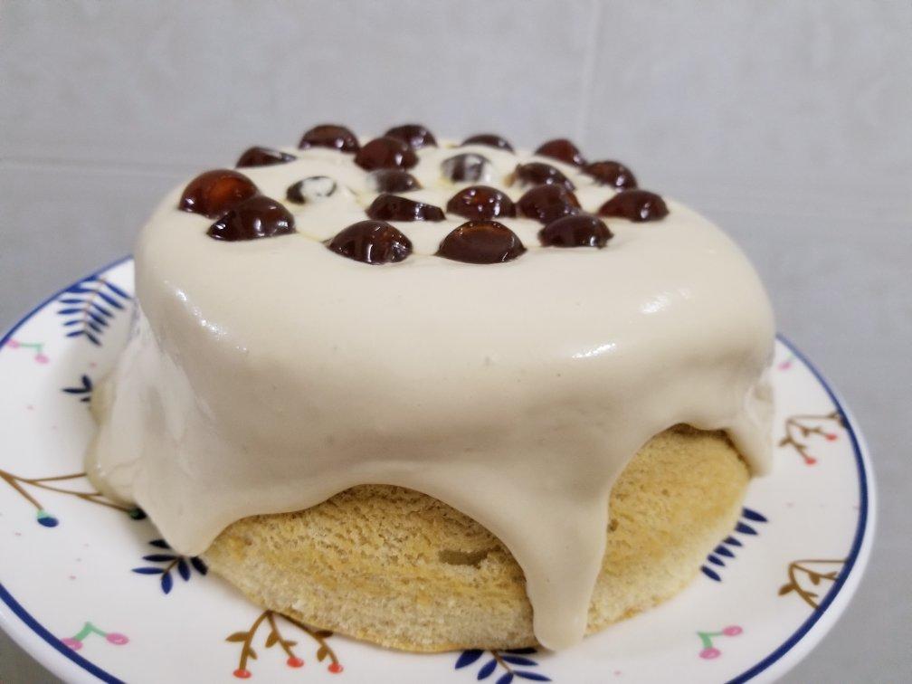 三三1028做的tinrry波波奶茶爆浆蛋糕6寸配方