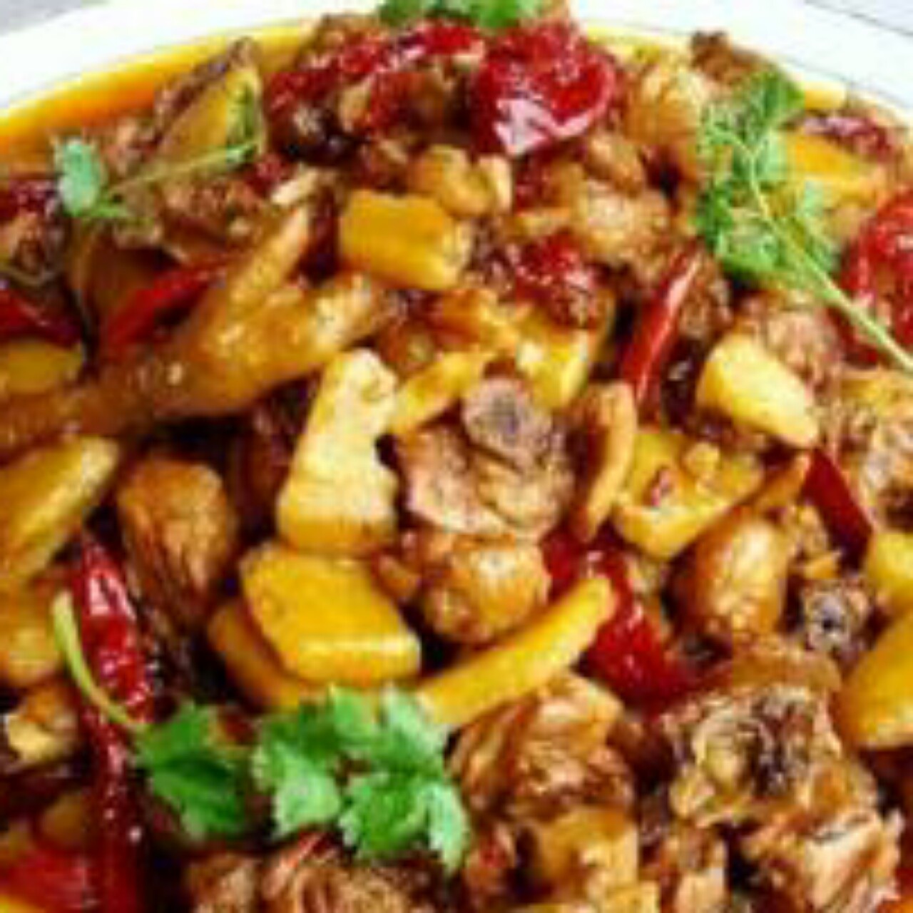 新疆沙湾大盘鸡