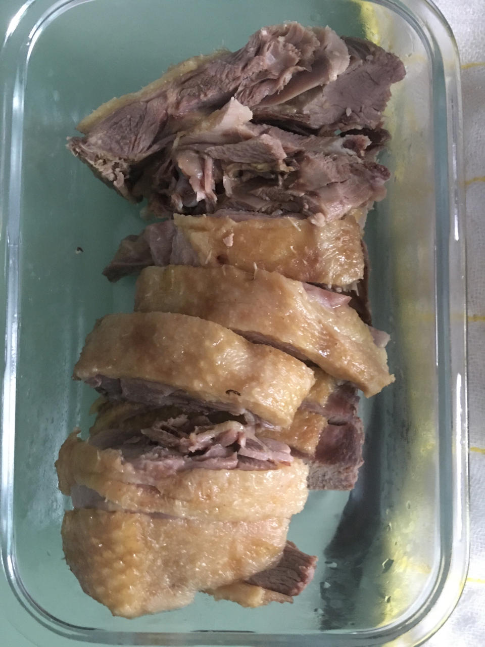 首次成功的盐水鸭腿