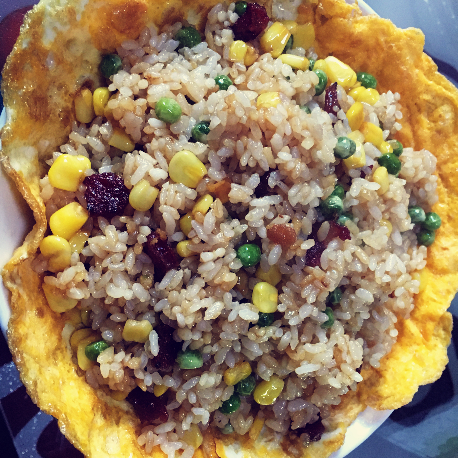 腊肠蛋包饭