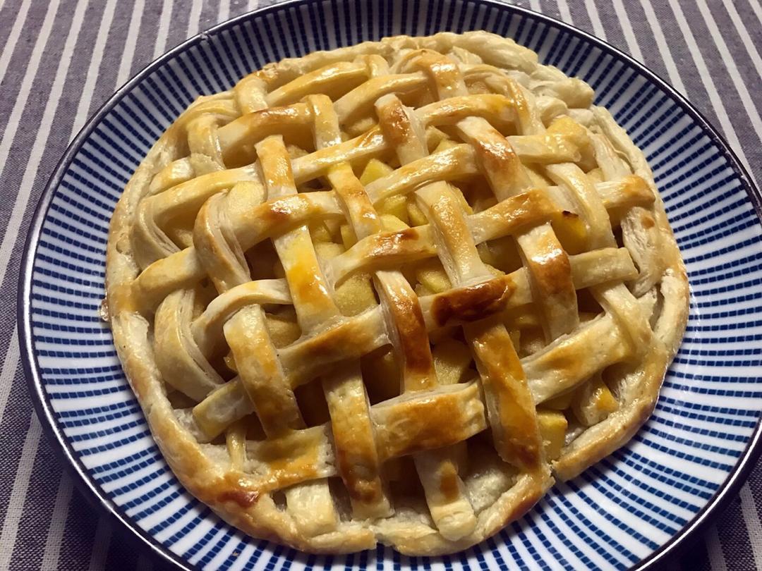 岸芷汀兰usn9做的百叶窗派jalousies飞饼皮苹果馅