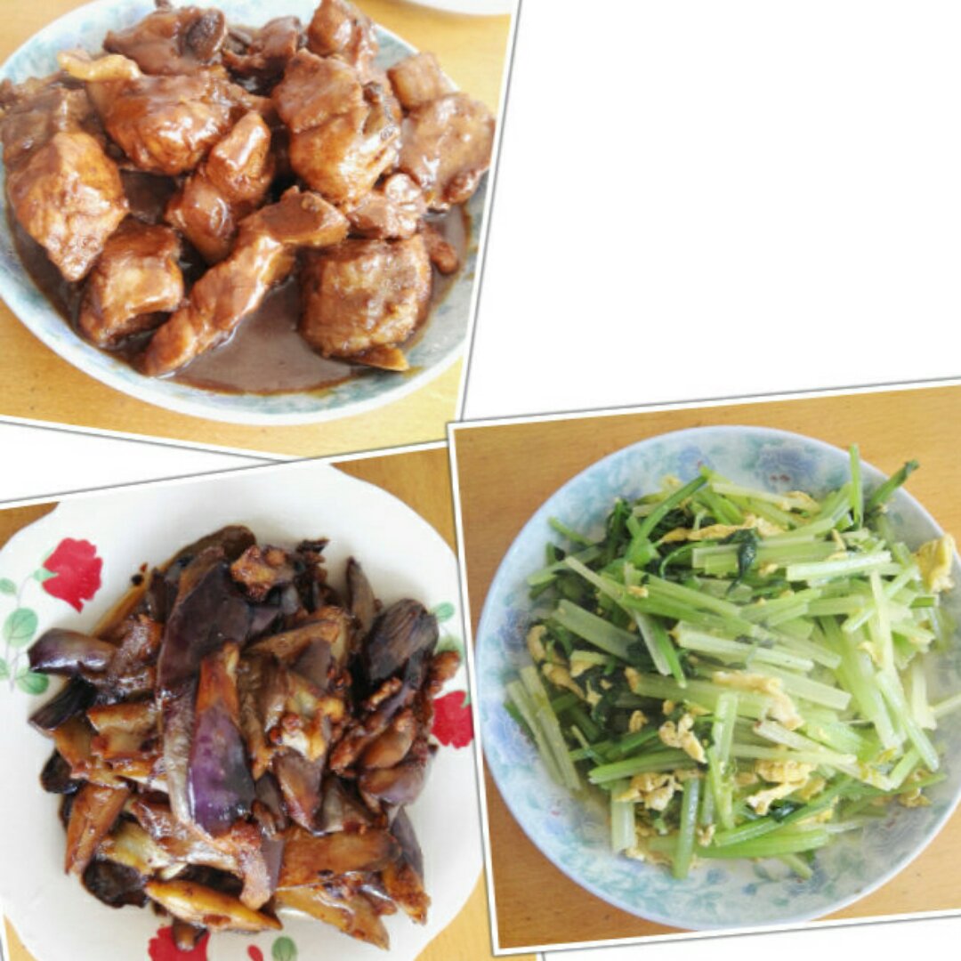 老丁的私房菜-油焖茄子