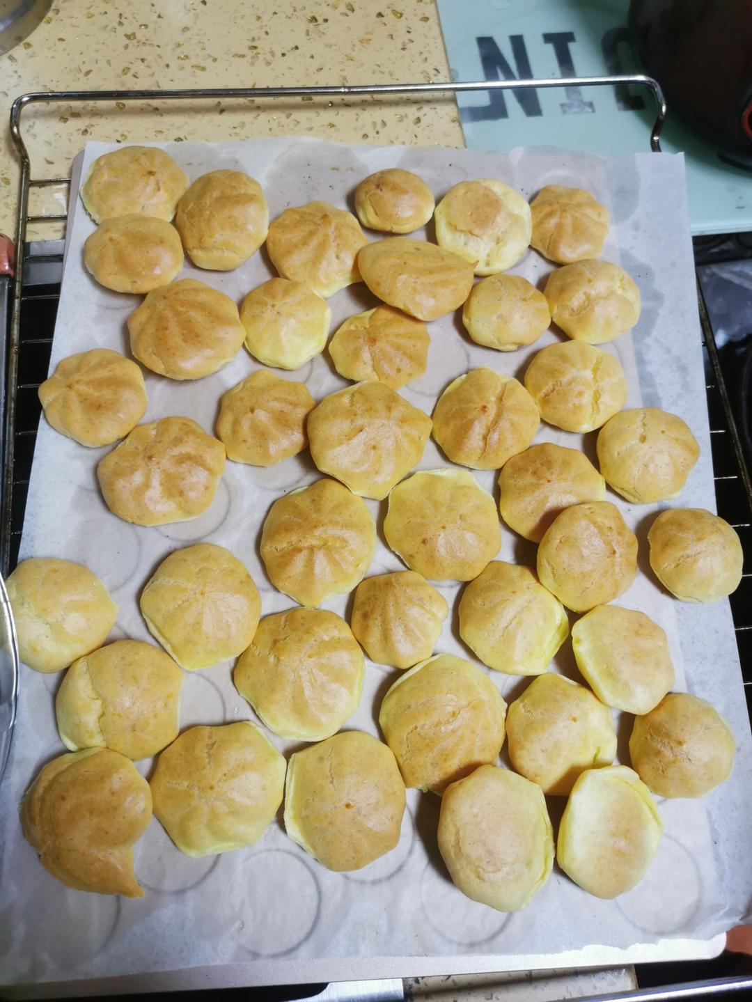 简单易成功的奶油小泡芙做法