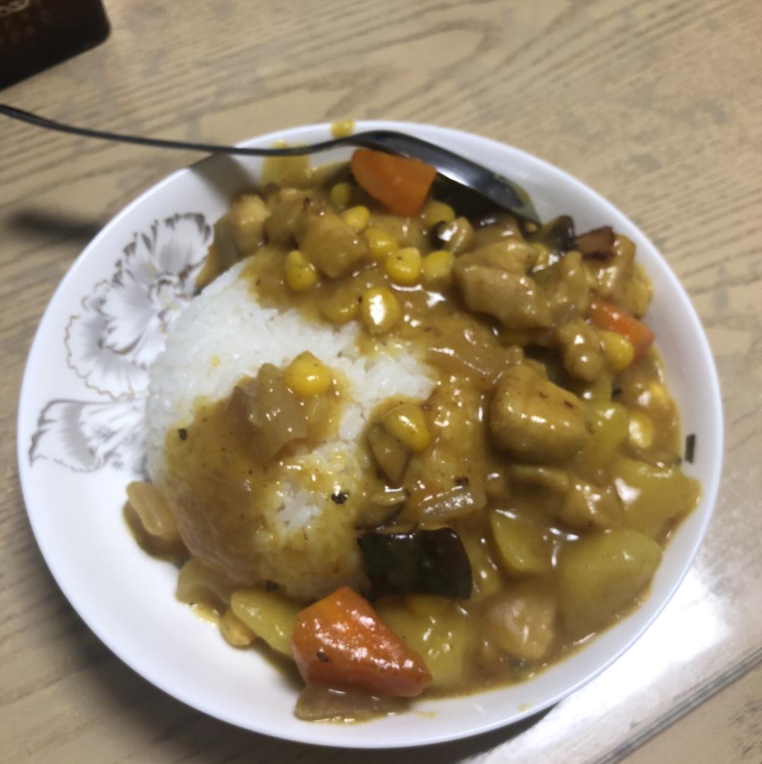 咖喱鸡饭