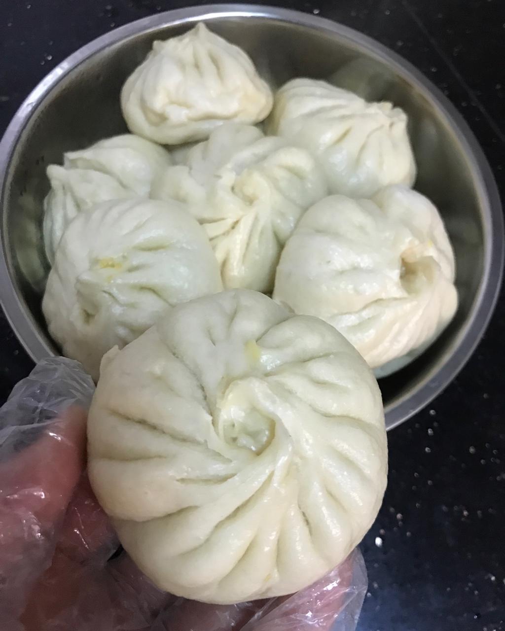 手工包子（肚脐包）