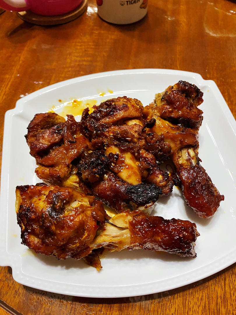 烤箱版烤鸡腿