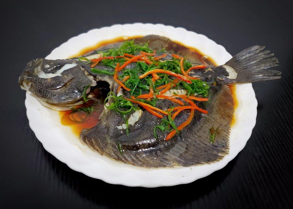 清蒸多宝鱼