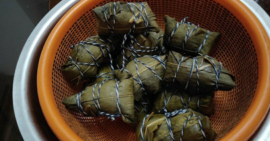 鲜肉粽子&红枣粽子（牛角包法&四角包法）