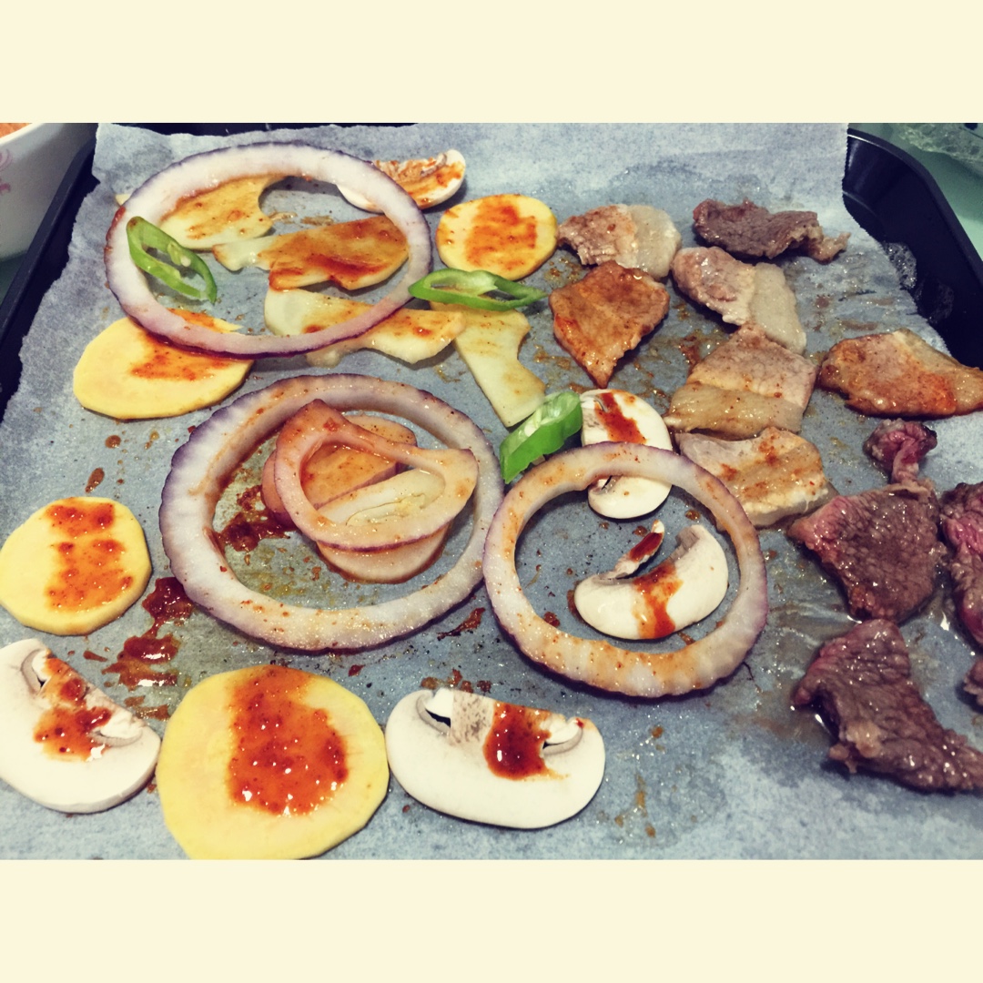 电饼铛 韩式烤五花肉