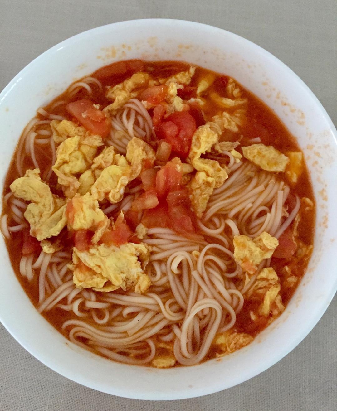 西红柿鸡蛋面