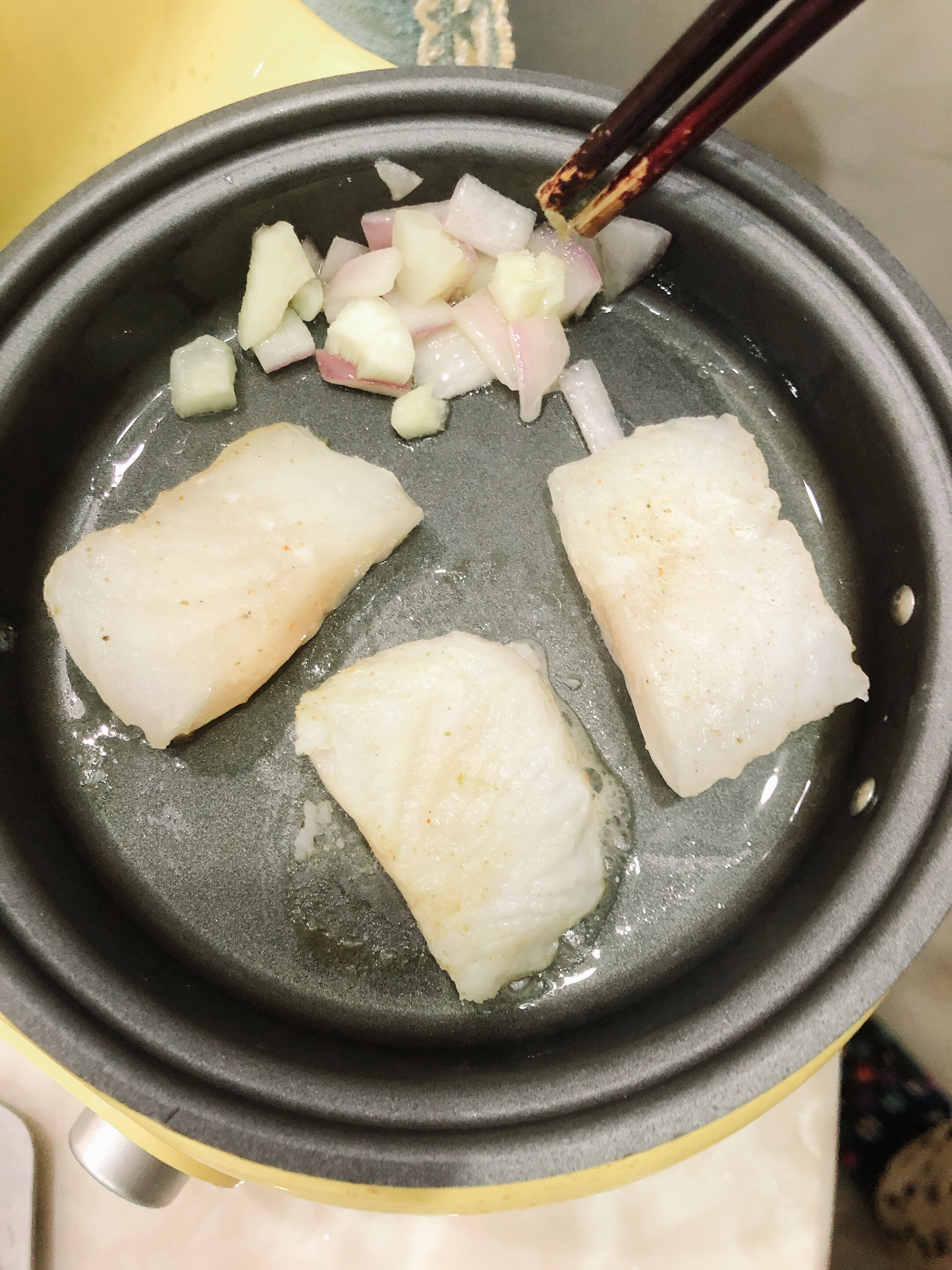减脂餐 香煎龙利鱼 高蛋白低脂午餐的做法 步骤7