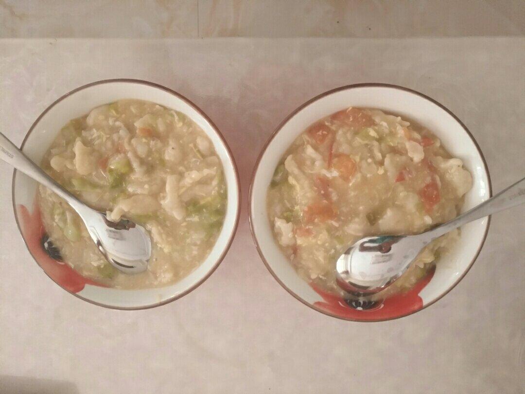 简单早餐-疙瘩汤