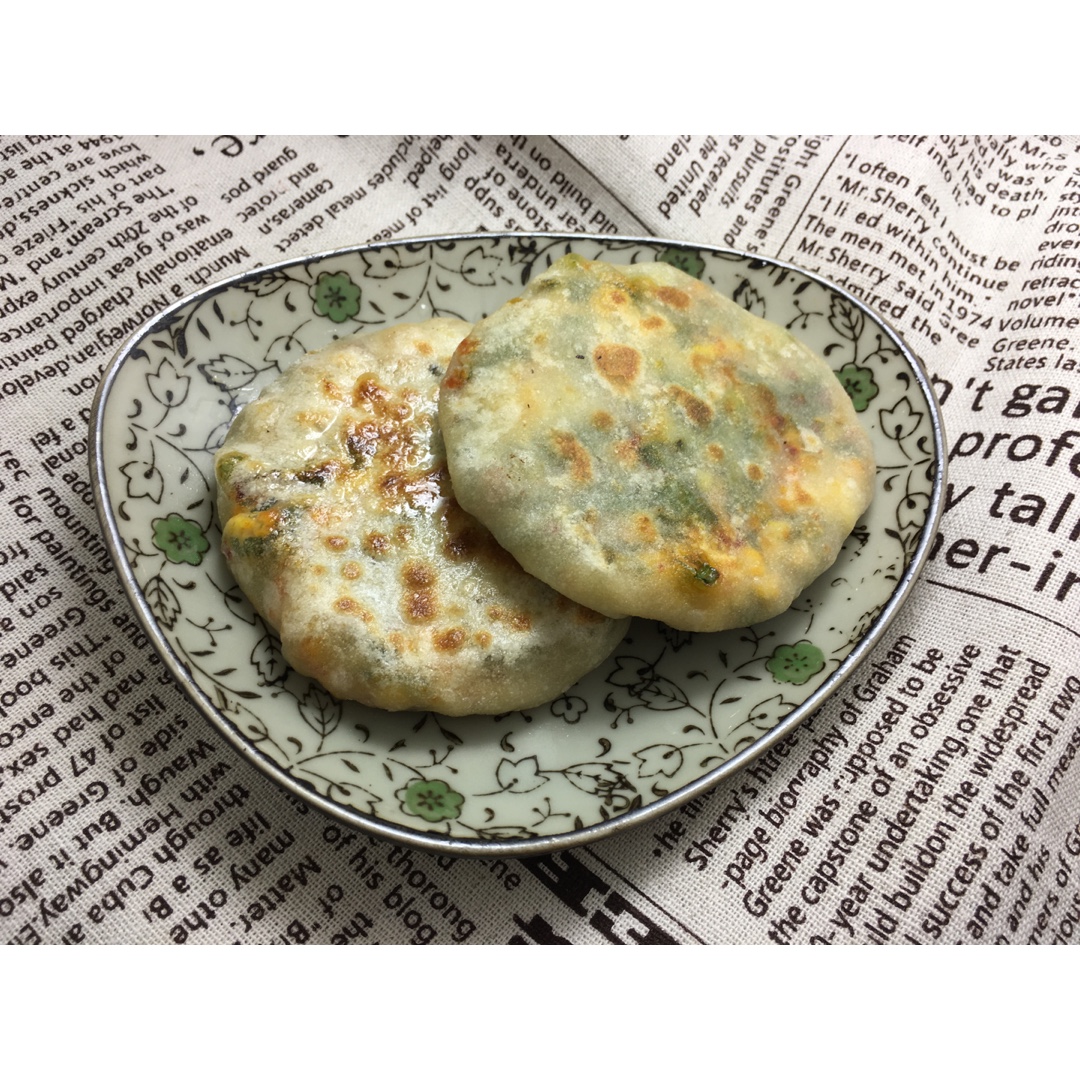 薄皮韭菜饼